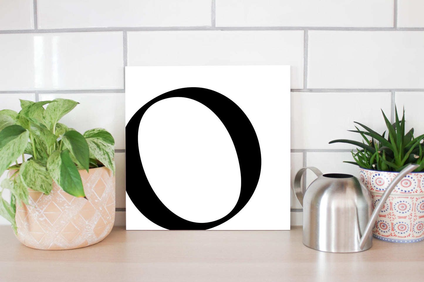 Minimal Monogram O | Wood Sign | Eaches | Min 2