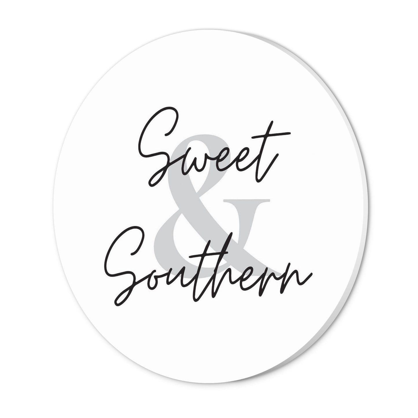 Minimalistic B&W Texas Sweet Southern | Wood Sign | Eaches | Min 1