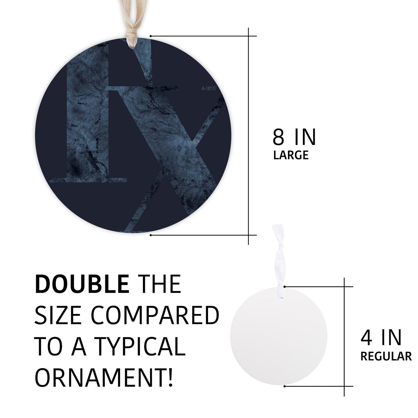 Modern Minimalist Texas Blue Tx | Wood Ornament | Eaches | Min 1