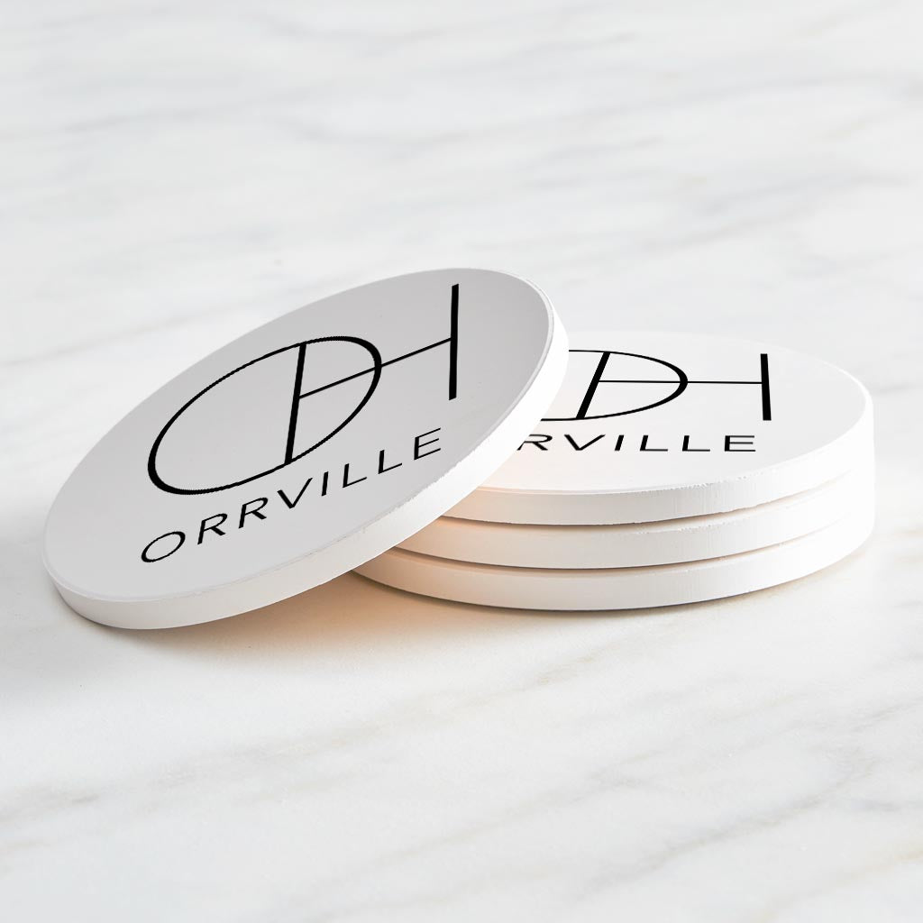 Orrville Oh State Initials And City Name| Absorbent Coasters | Set of 4 | Min 2