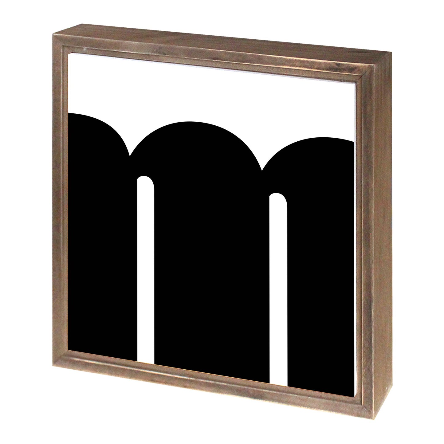 Fun Chunky Monogram M | Wood Sign | Eaches | Min 1