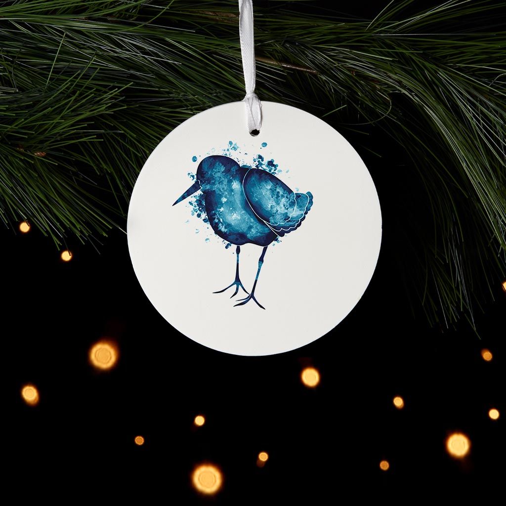 East Coast Water Color Sand Piper | Wood Ornament | Eaches | Min 6