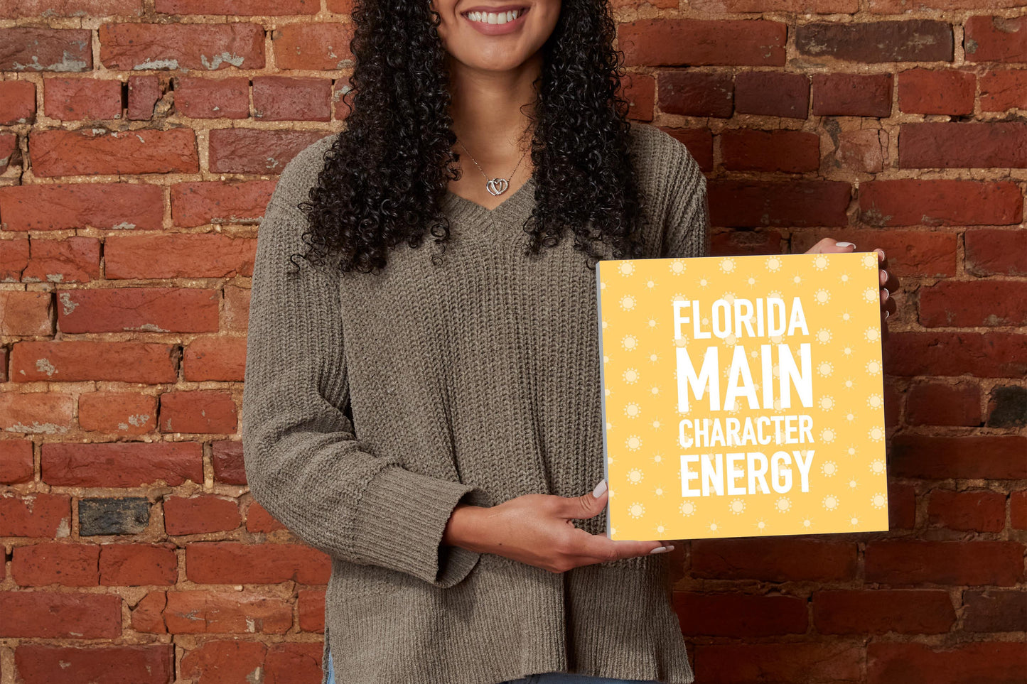 Florida Main Character Energy | Wood Block | Eaches | Min 2