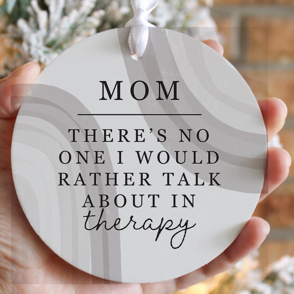 Modern Minimalist Mothers Day Therapy | Wood Ornament | Eaches | Min 6