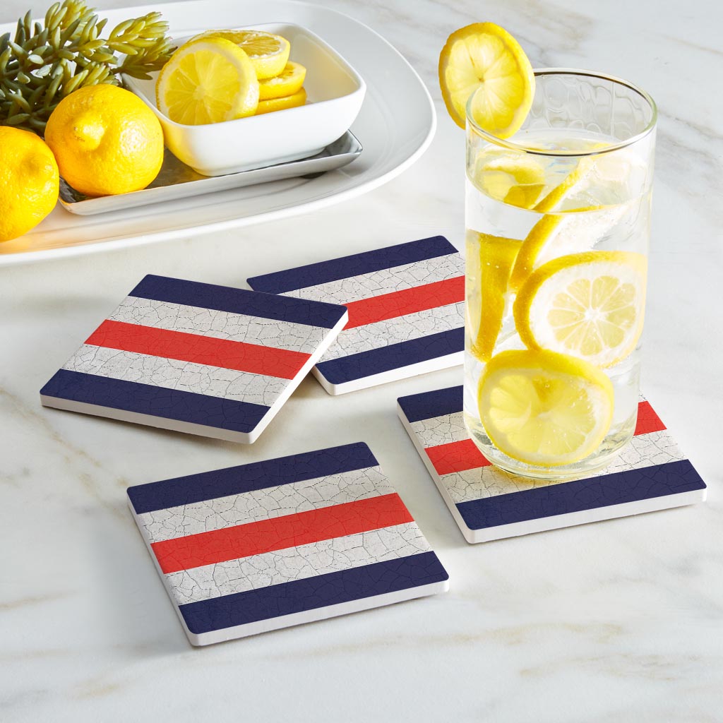 Nautical Flag Charlie | Absorbent Coasters | Set of 4 | Min 2