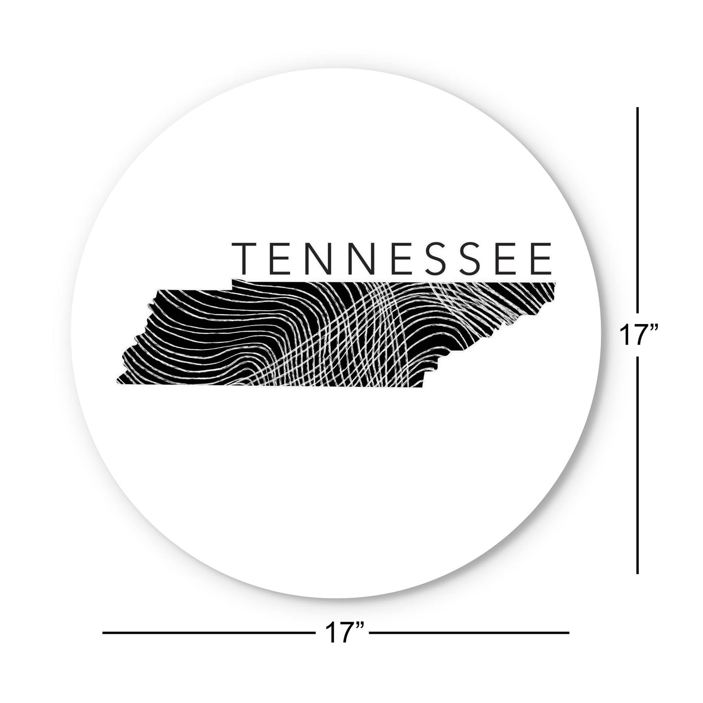 Minimalist B&W Tennessee State Name | Wood Sign | Eaches | Min 1