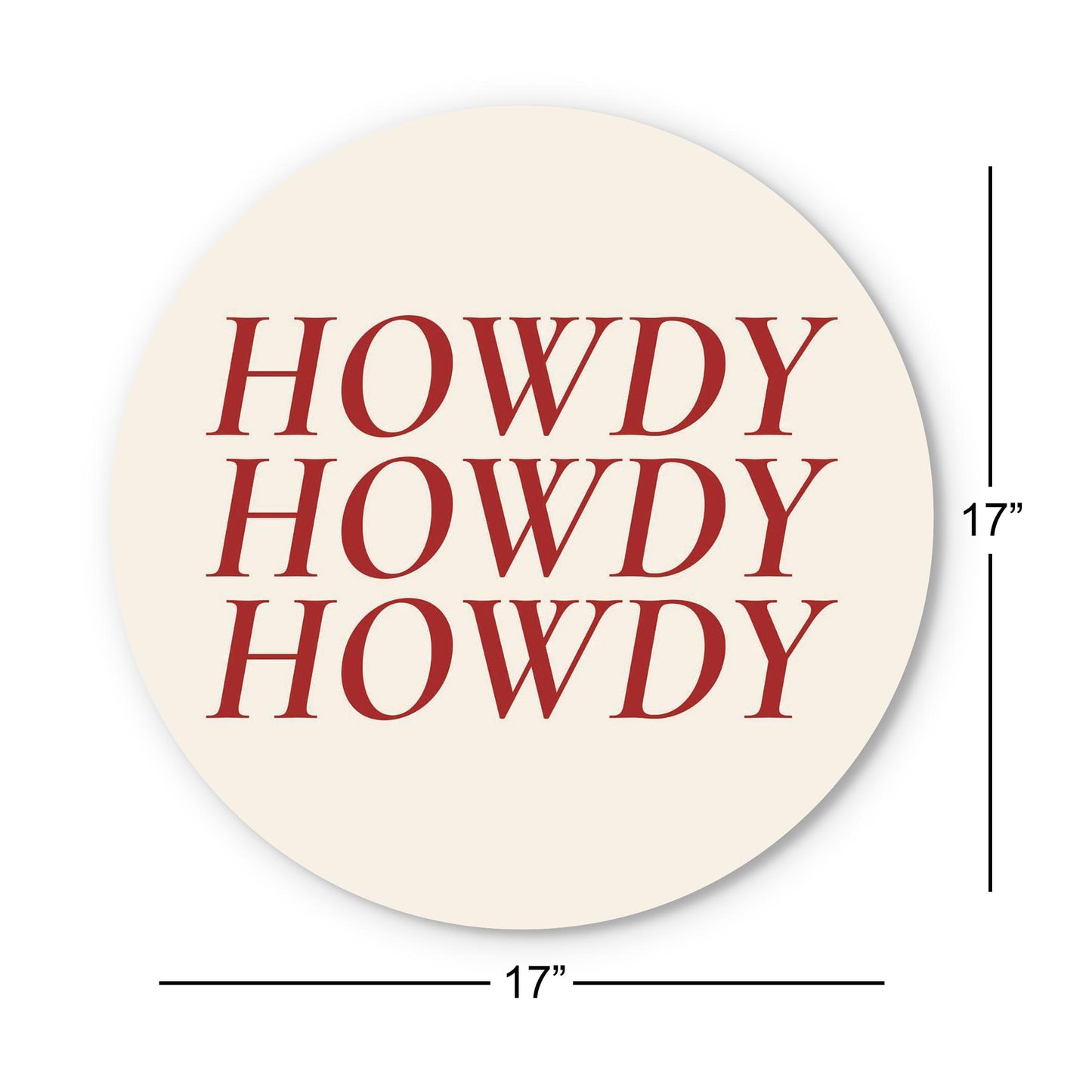 Modern Minimalist Texas Howdy | Wood Sign | Eaches | Min 1