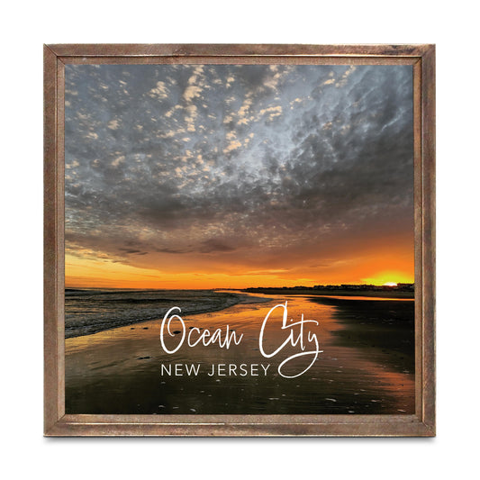 OCNJ Photo With Text | Wood Sign | Eaches | Min 1