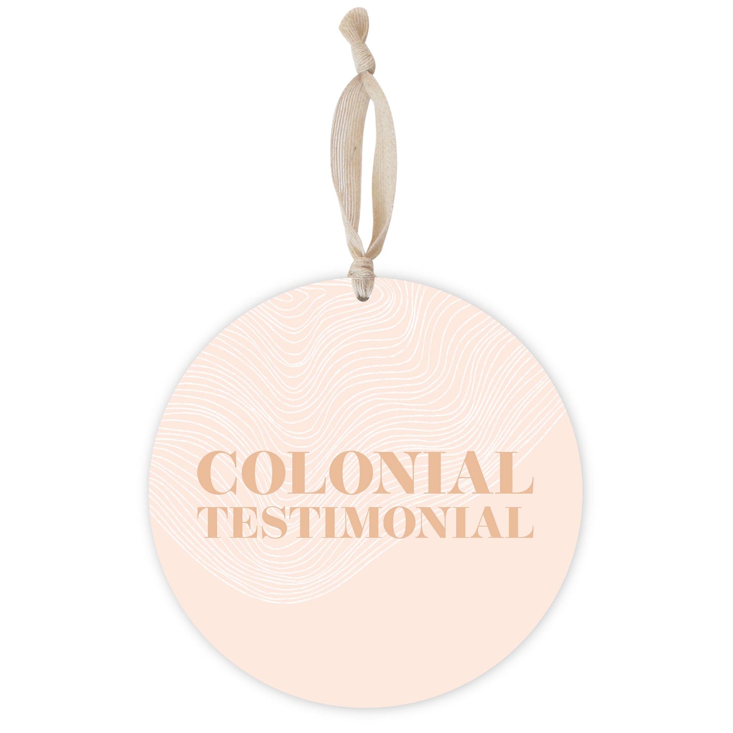 Modern Minimalist Pennsylvania Colonial Quip | Wood Ornament | Eaches | Min 1