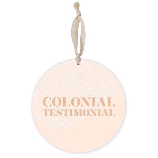 Modern Minimalist Pennsylvania Colonial Quip | Wood Ornament | Eaches | Min 1