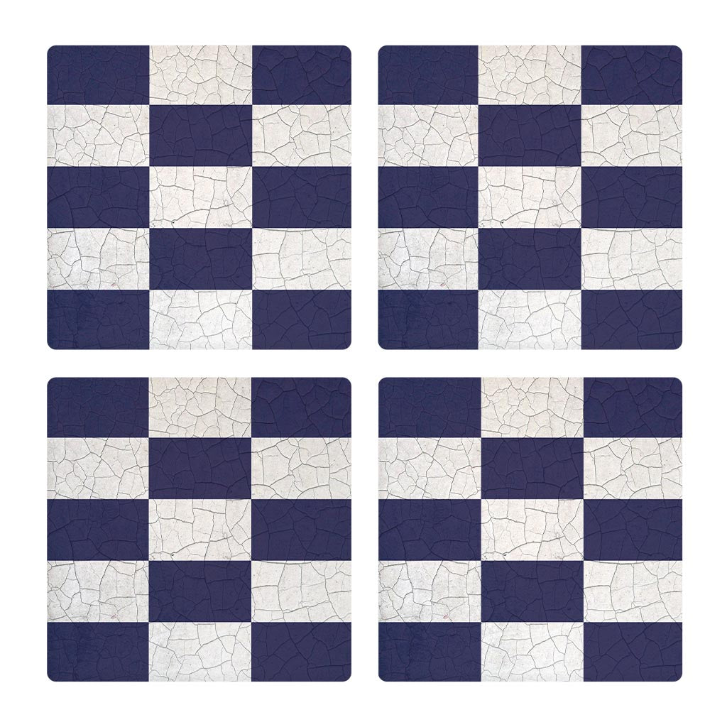 Nautical Flag November | Absorbent Coasters | Set of 4 | Min 2