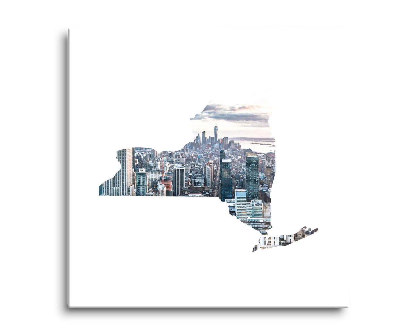 New York State Shape Picture | Hi-Def Glass Art | Eaches | Min 2
