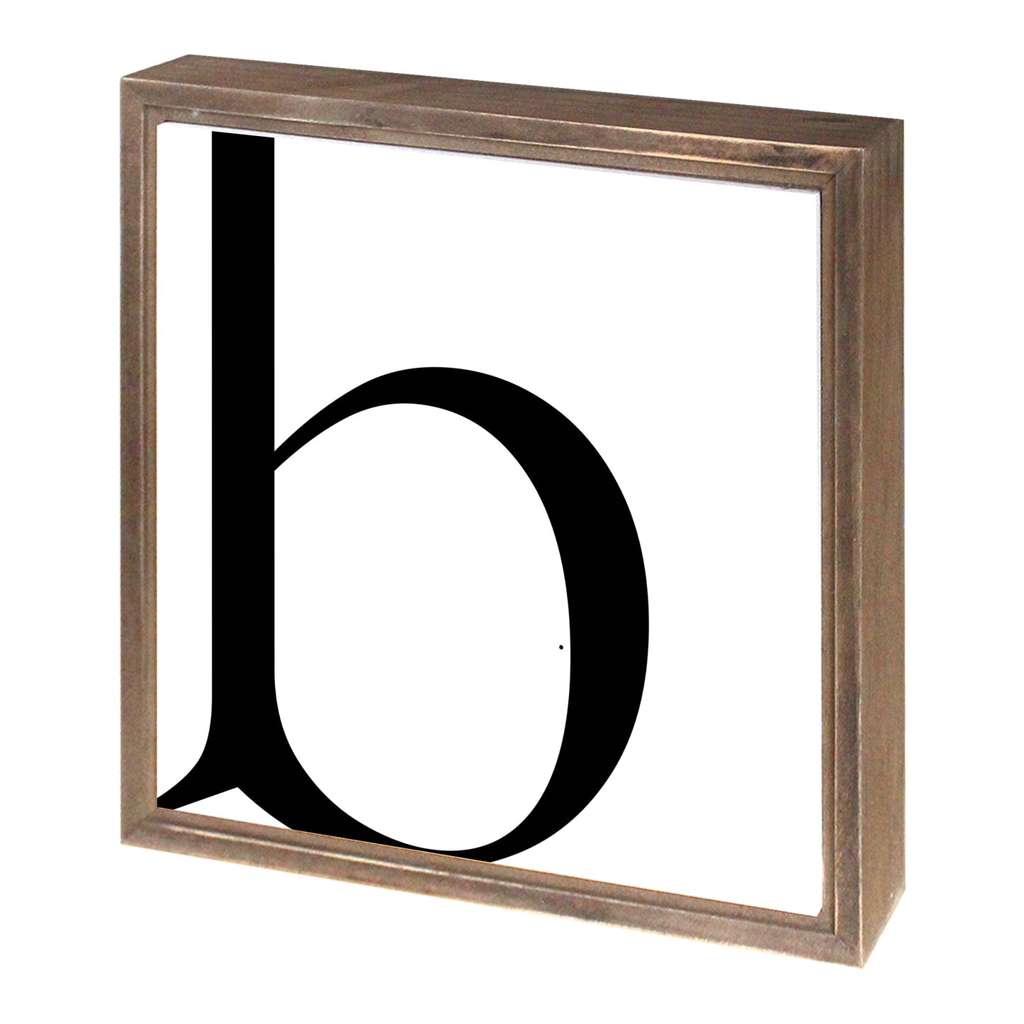 Minimal Monogram B | Wood Sign | Eaches | Min 1