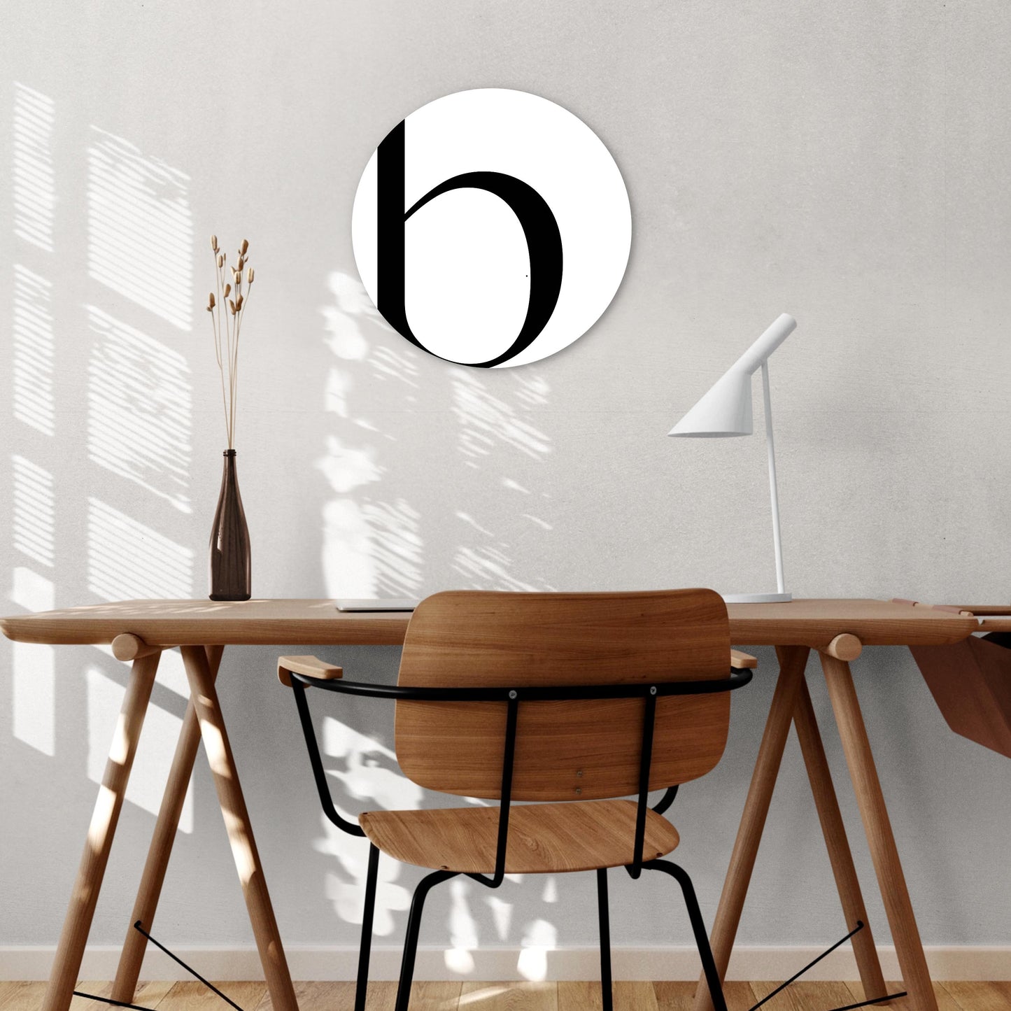 Minimal Monogram B | Wood Sign | Eaches | Min 1