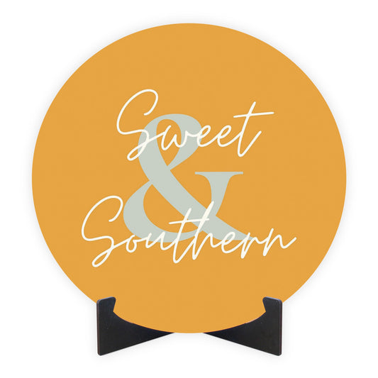 Modern Minimalist Oklahoma Sweet Southern | Wood Sign | Eaches | Min 1