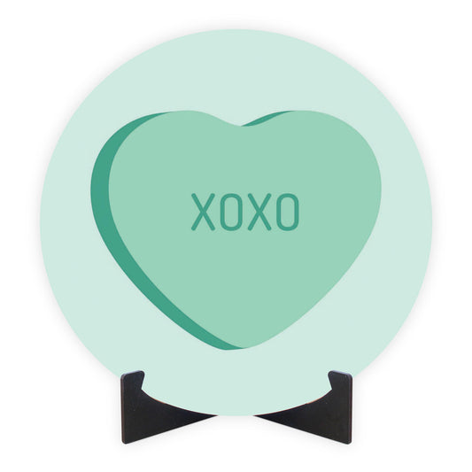 Message Hearts Xo | Wood Sign | Eaches | Min 1