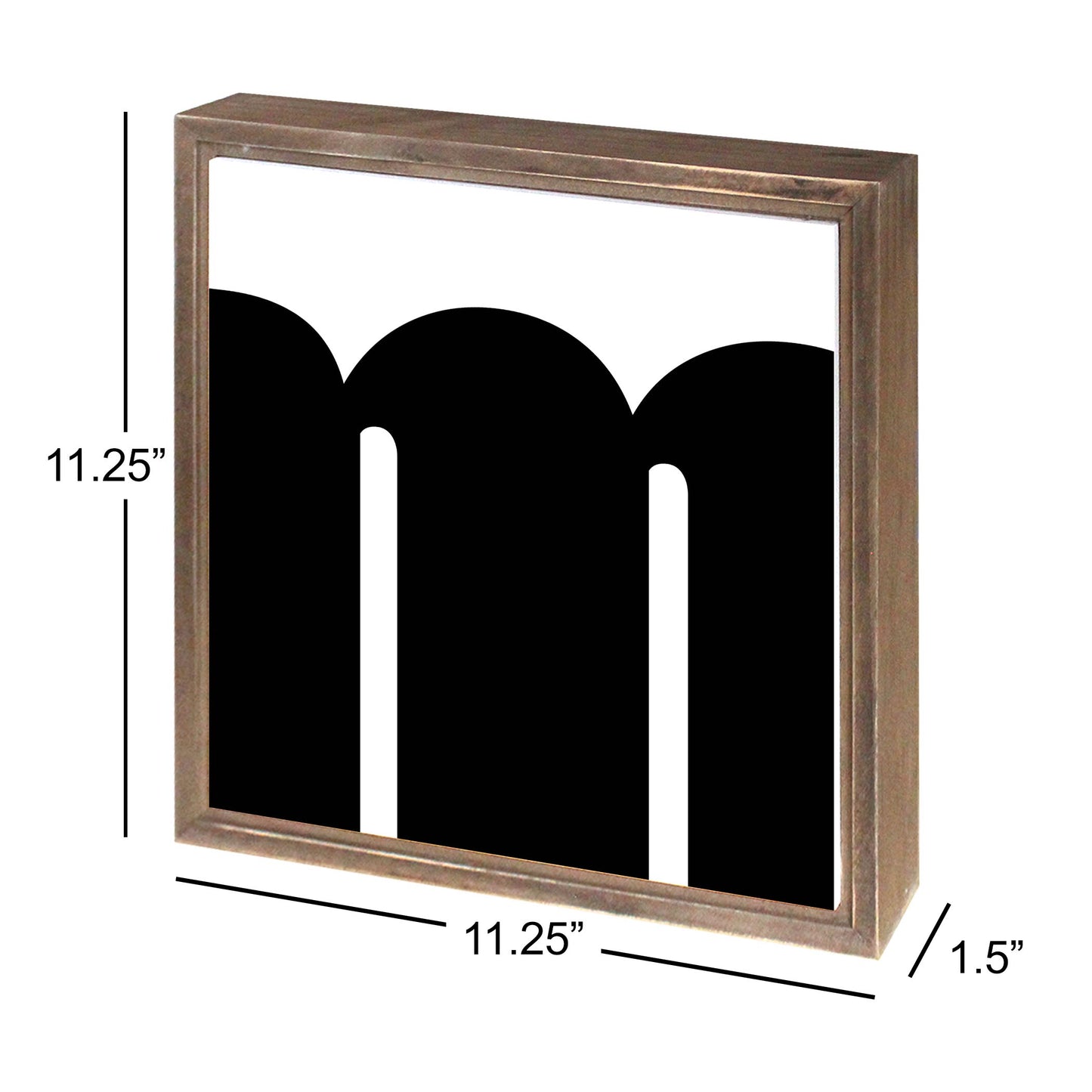 Fun Chunky Monogram M | Wood Sign | Eaches | Min 1