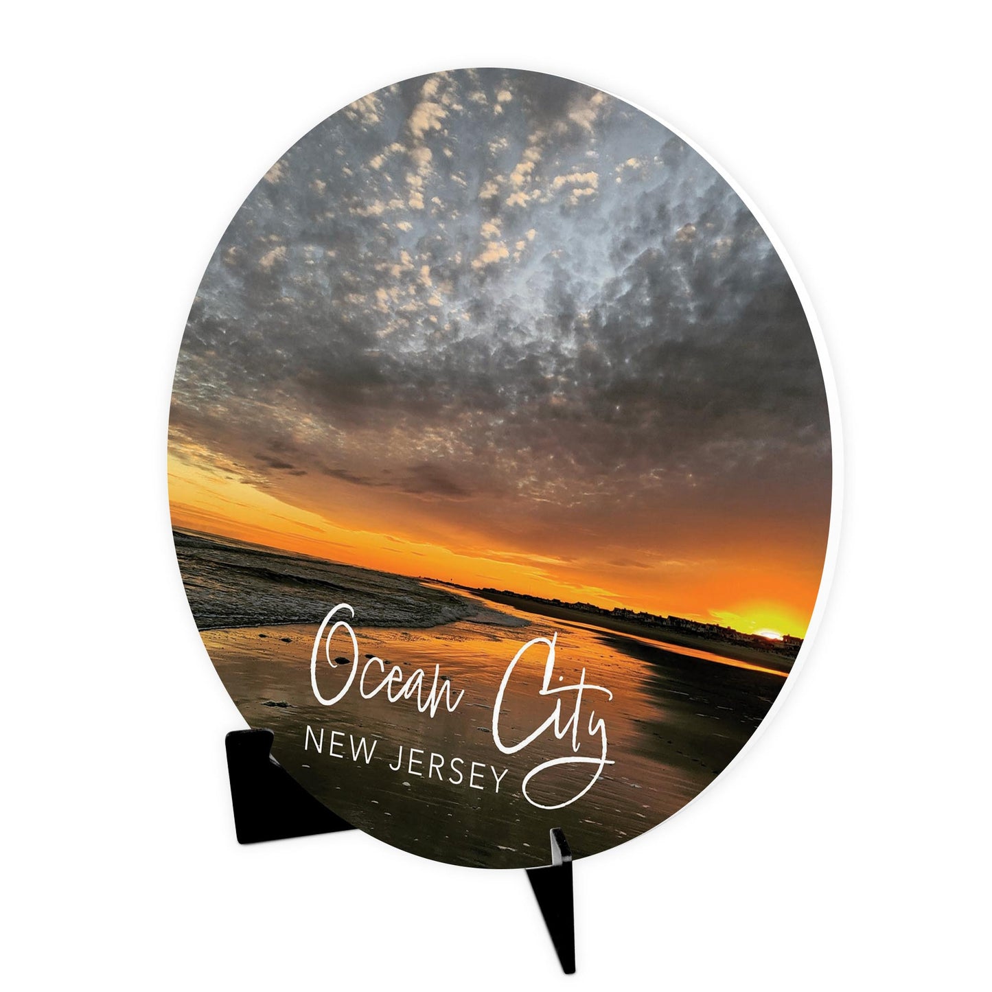 OCNJ Photo With Text | Wood Sign | Eaches | Min 1