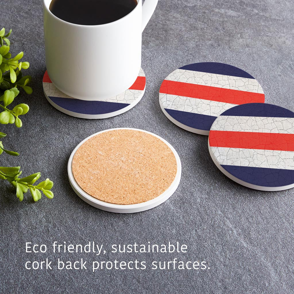 Nautical Flag Charlie | Absorbent Coasters | Set of 4 | Min 2