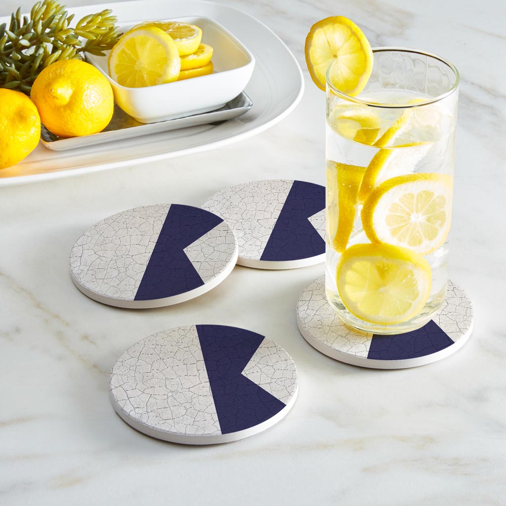 Nautical Flag Alfa | Absorbent Coasters | Set of 4 | Min 2