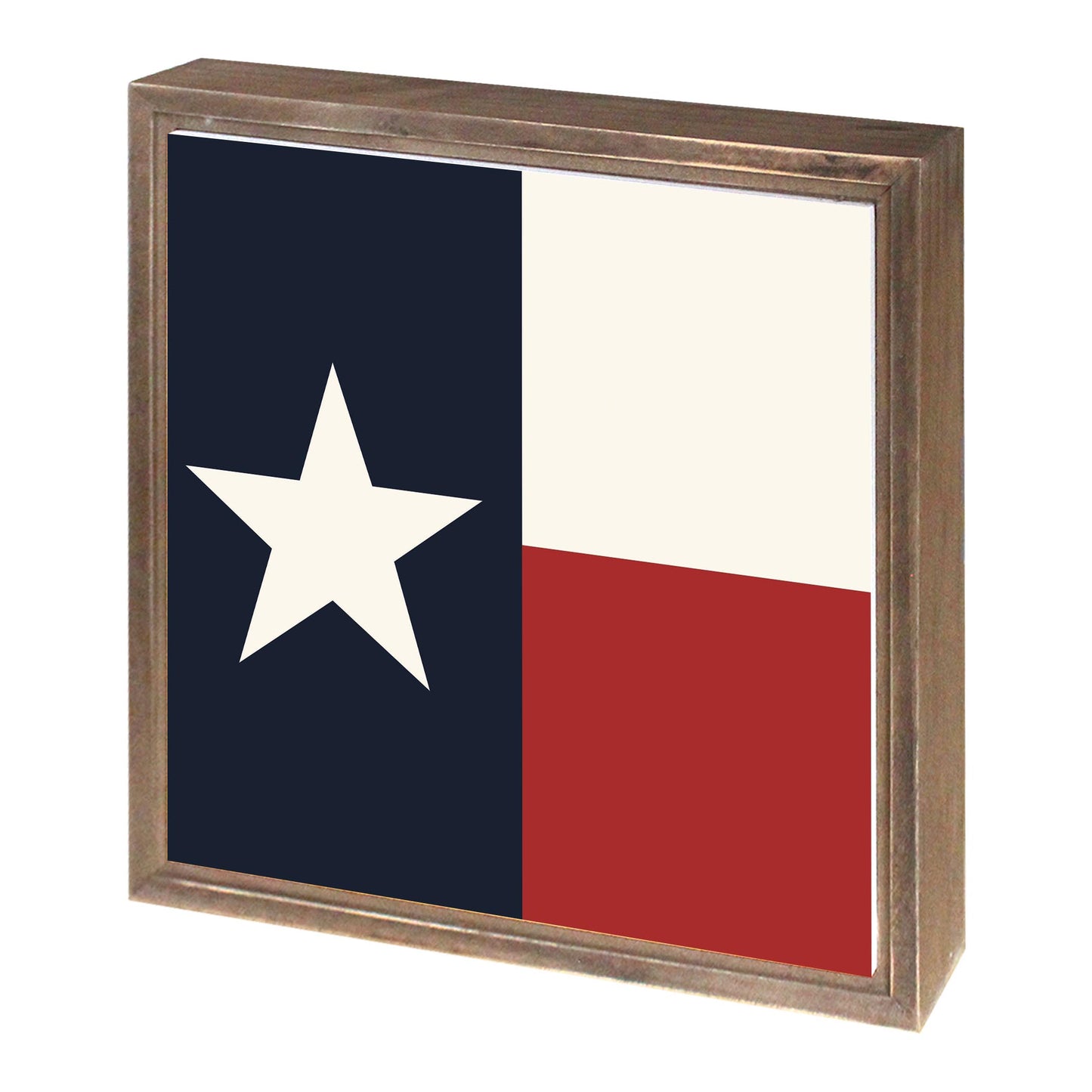 Modern Minimalist Texas Colors Flag | Wood Sign | Eaches | Min 1