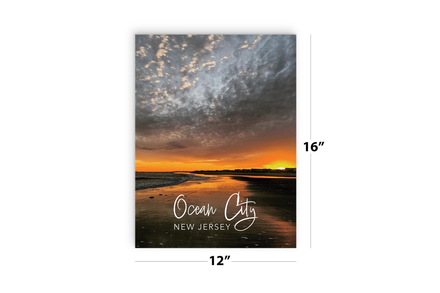 OCNJ Photo With Text | Wood Sign | Eaches | Min 2