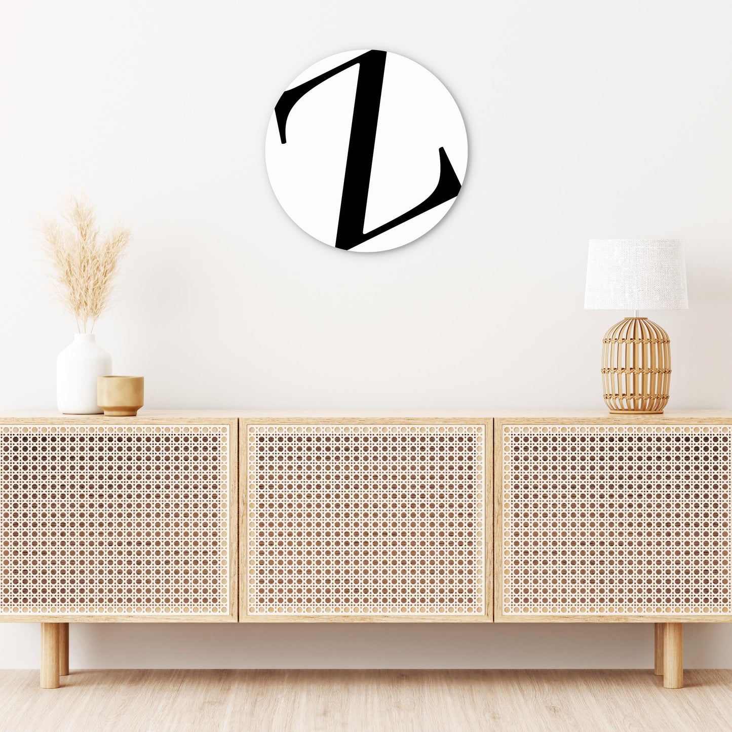 Minimalist Monogram Z| Wood Sign | Eaches | Min 1