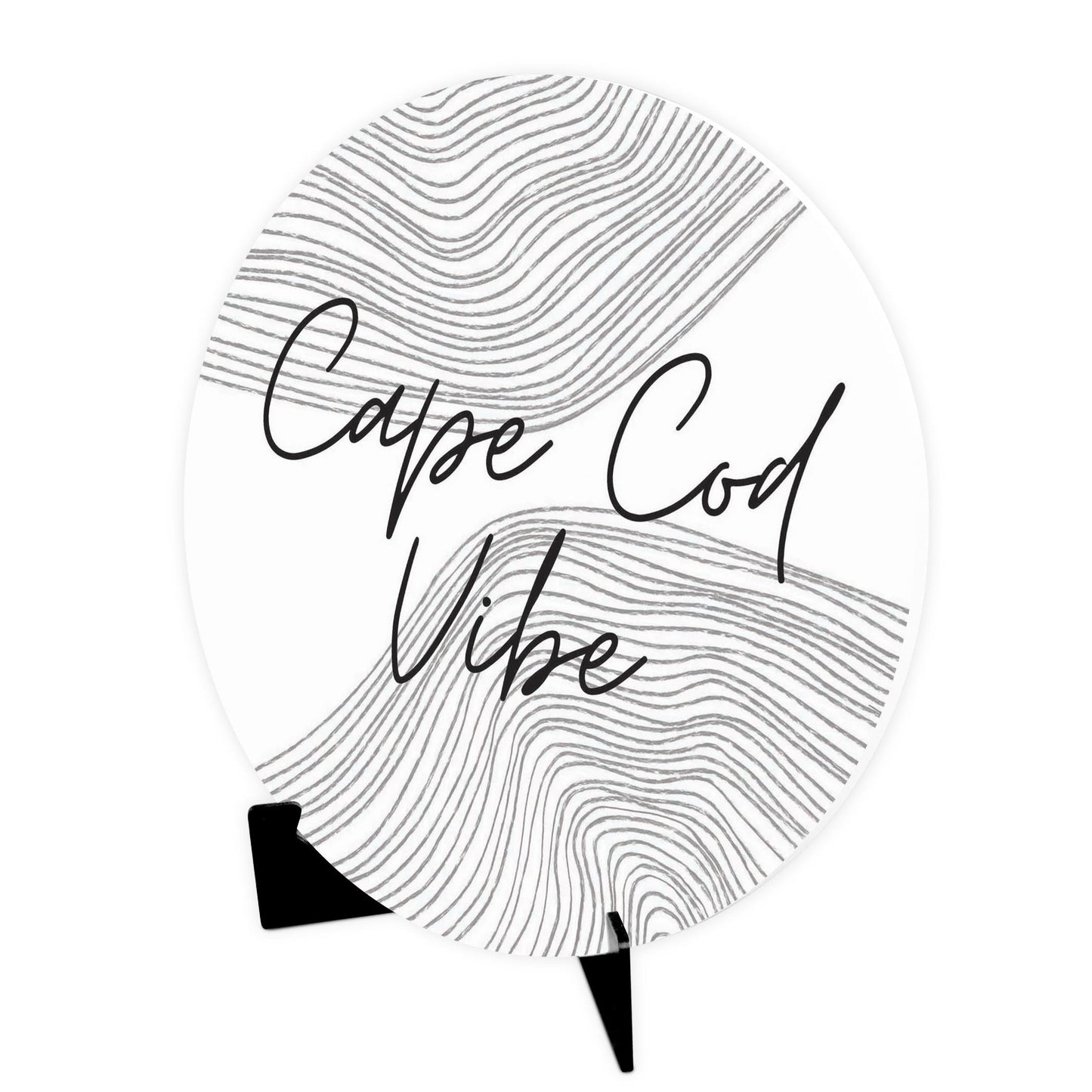 Minimalistic B&W Cape Cod Vibe | Wood Sign | Eaches | Min 1