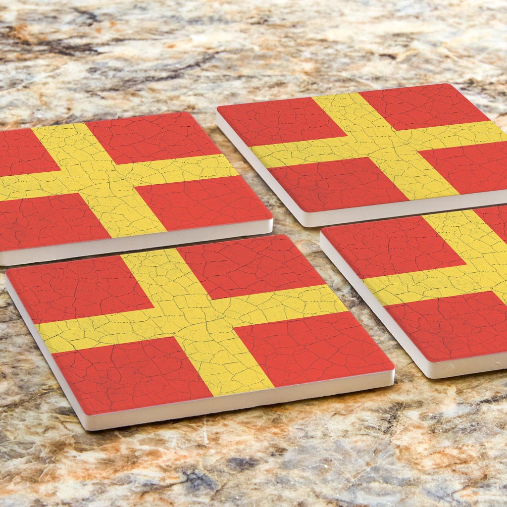 Nautical Flag Romeo | Absorbent Coasters | Set of 4 | Min 2