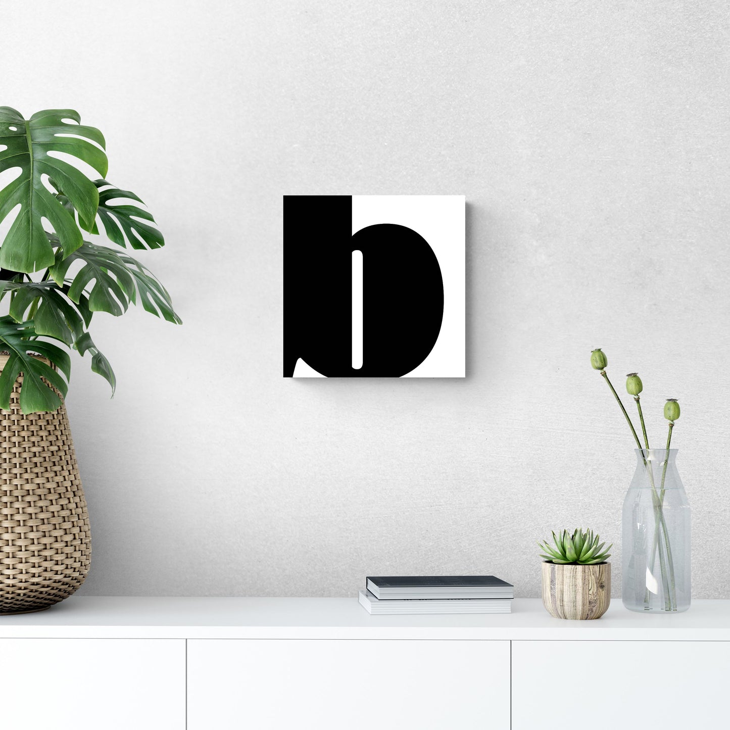 Fun Chunky Monogram B | Wood Sign | Eaches | Min 2