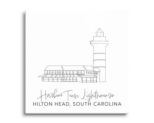 Harbour Town Lighthouse | Hi-Def Glass Art | Eaches | Min 2