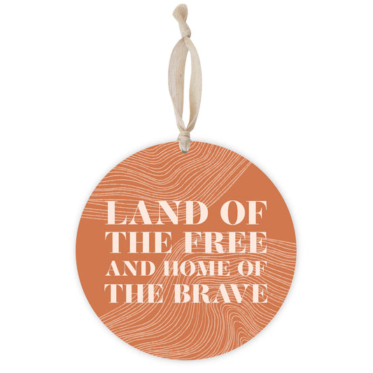 Modern Minimalist New York Free Brave | Wood Ornament | Eaches | Min 1