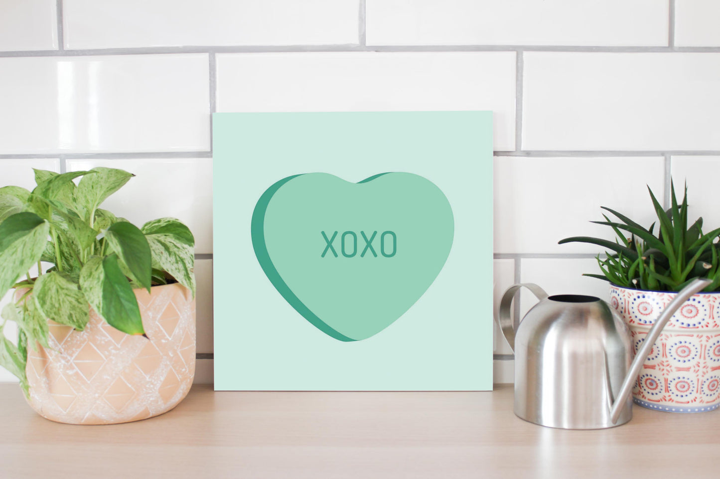 Message Hearts Xo | Wood Sign | Eaches | Min 2