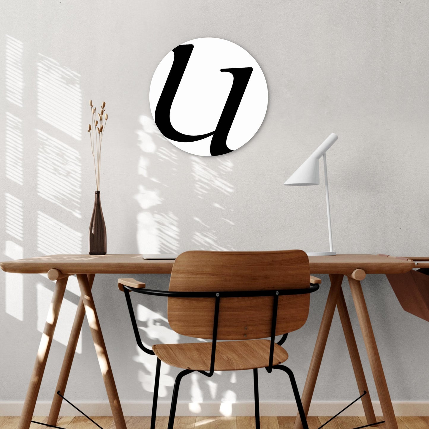 Minimalist Monogram U | Wood Sign | Eaches | Min 1