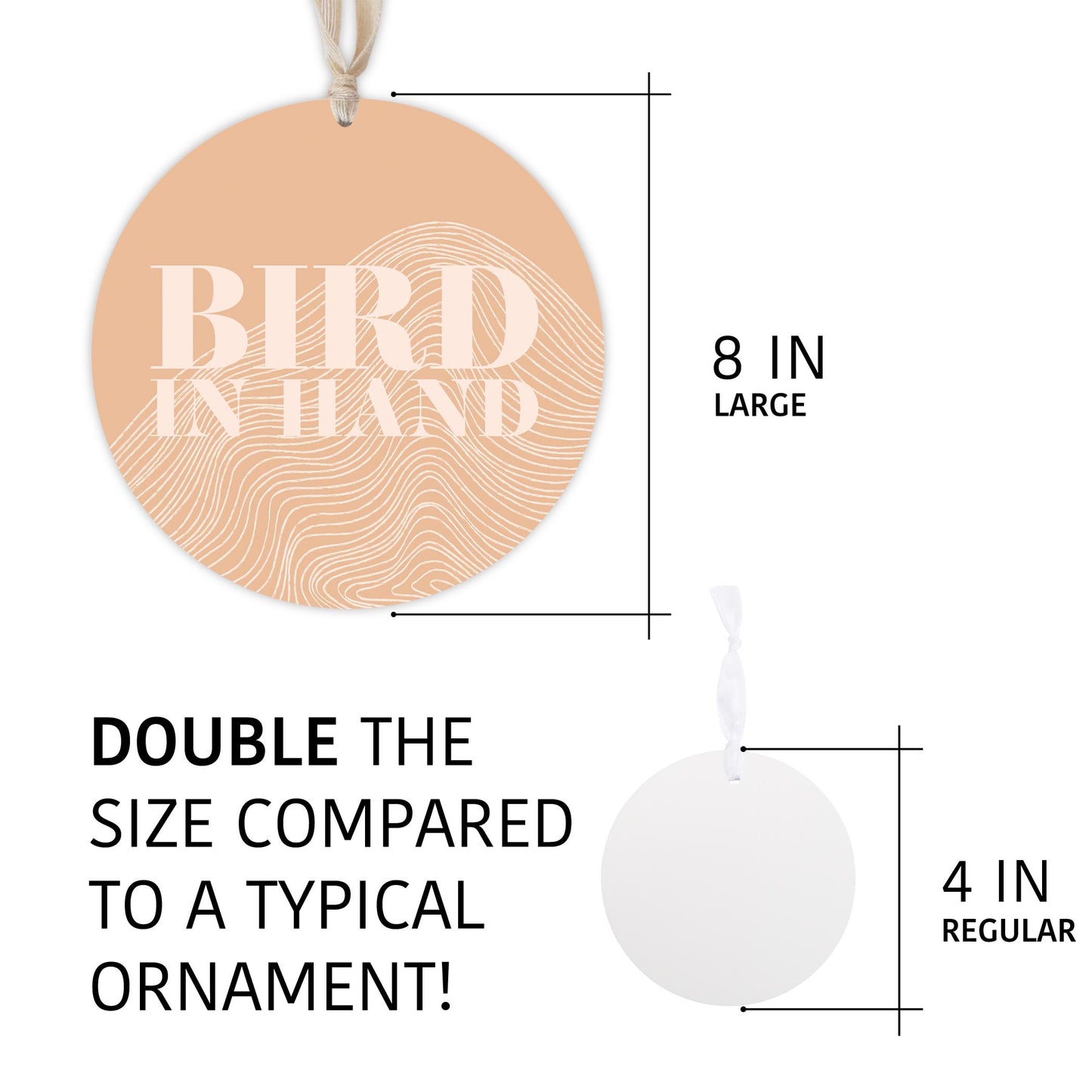 Modern Minimalist Pennsylvania Bird Quip | Wood Ornament | Eaches | Min 1