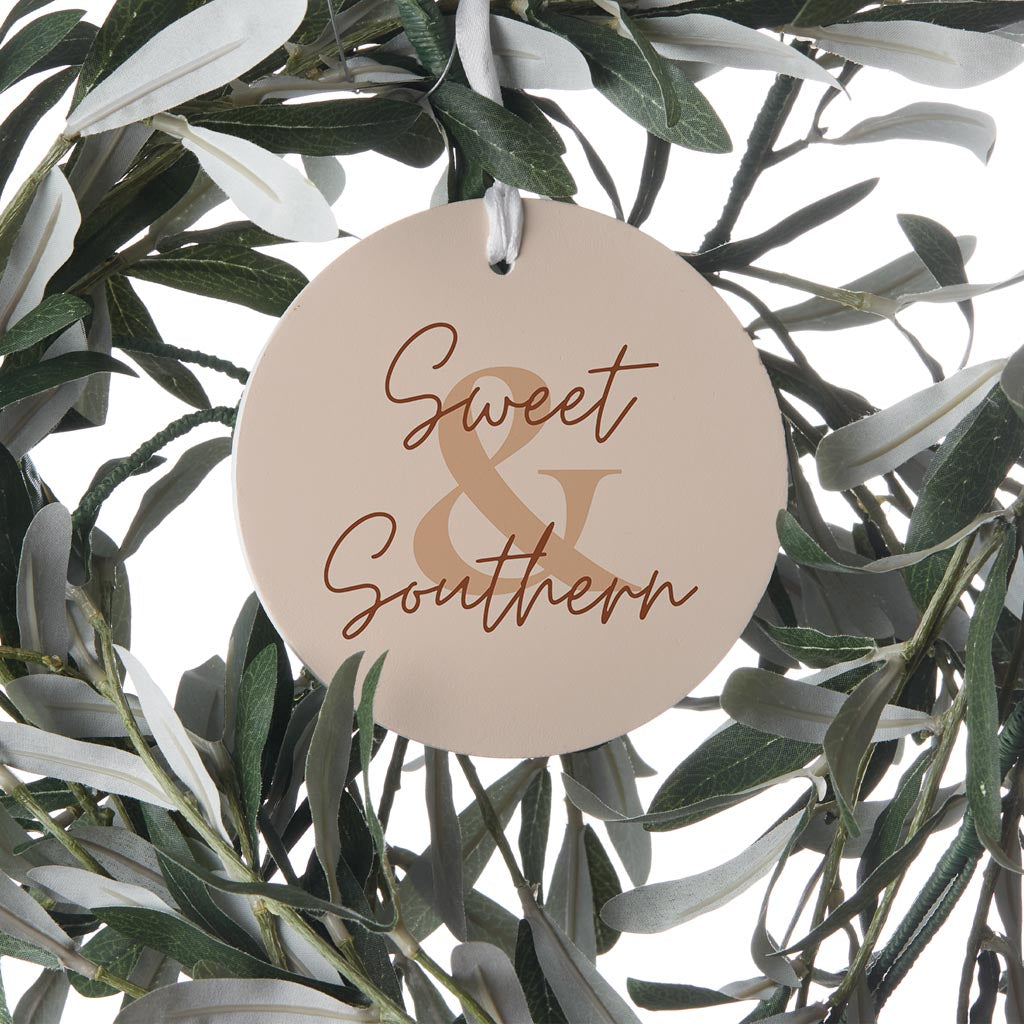 Modern Minimalist Texas Sweet Southern | Wood Ornament | Eaches | Min 6