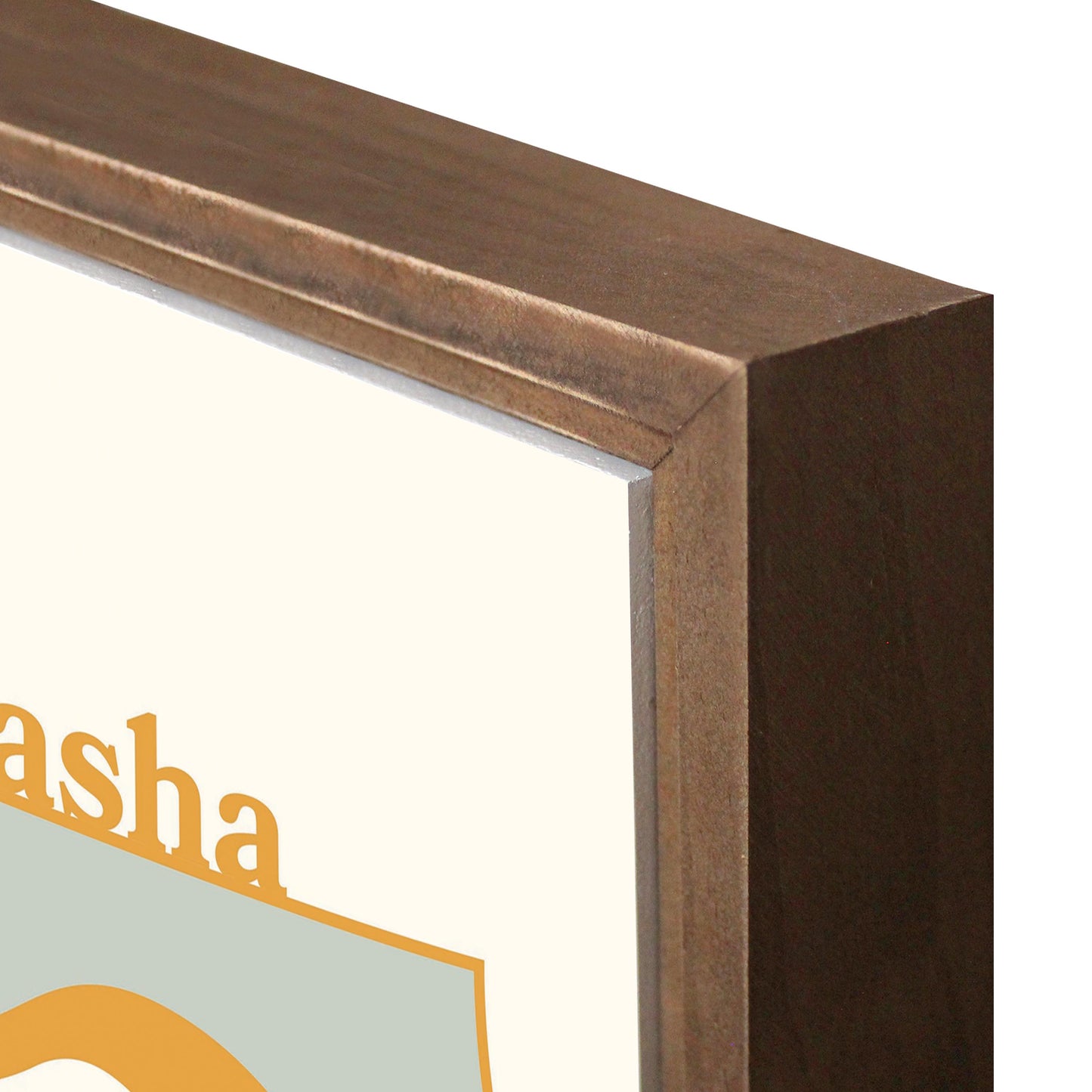 Modern Minimalist Oklahoma State Chickasha | Wood Sign | Eaches | Min 1