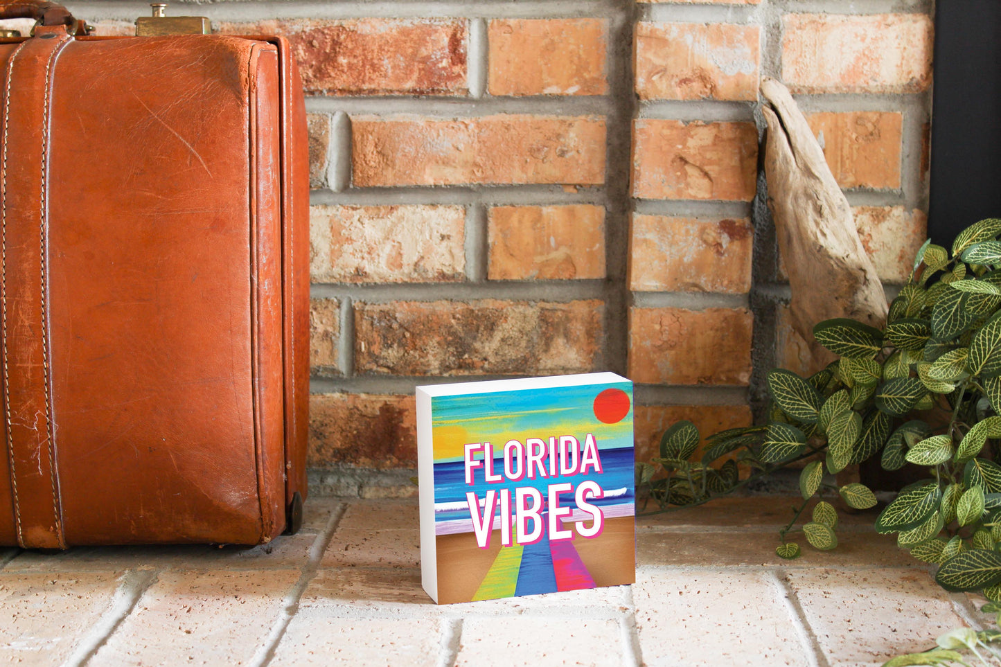 Florida Vibes | Wood Block | Eaches | Min 4