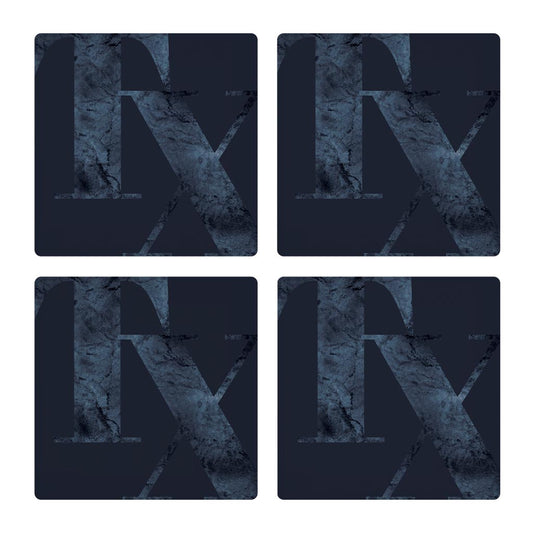 Modern Minimalist Texas Blue Tx | Absorbent Coasters | Set of 4 | Min 2