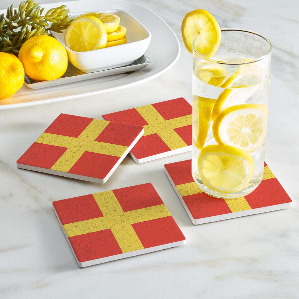 Nautical Flag Romeo | Absorbent Coasters | Set of 4 | Min 2