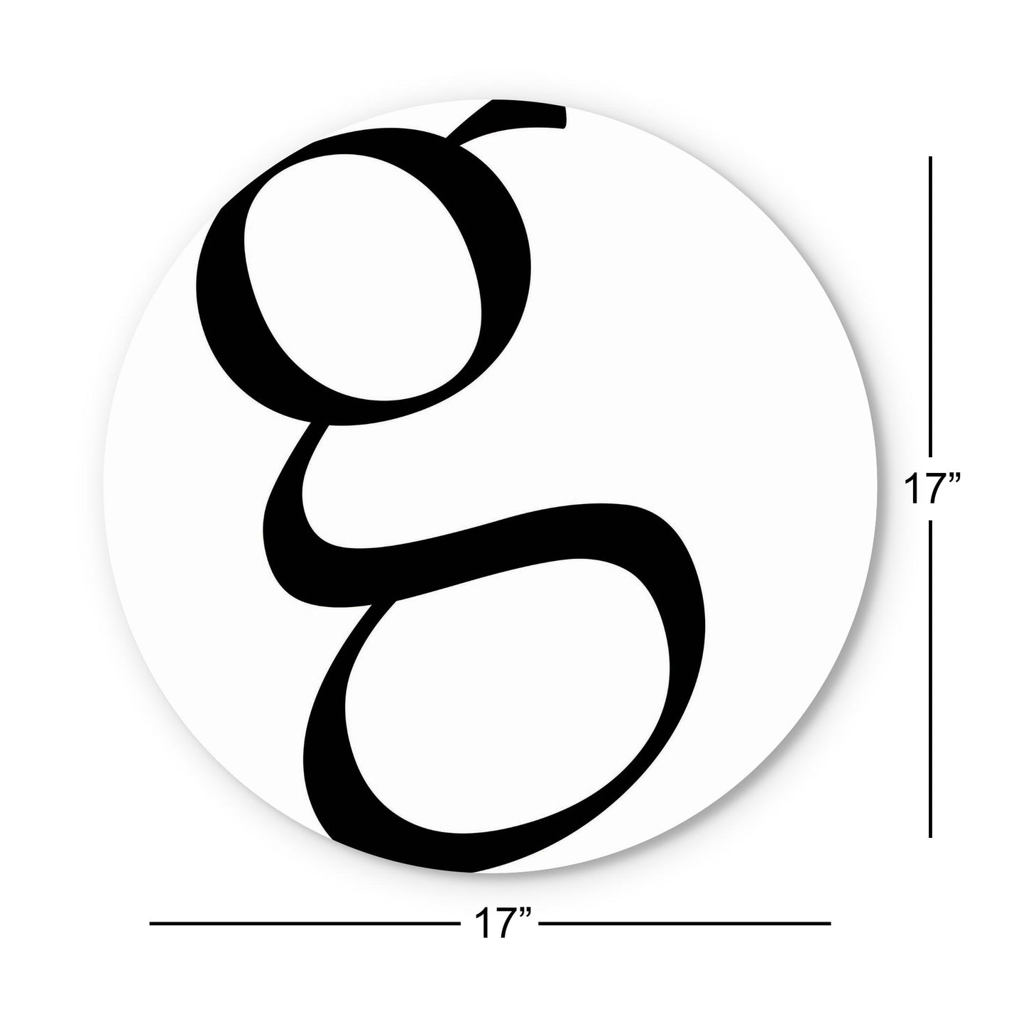 Minimalist Monogram G | Wood Sign | Eaches | Min 1