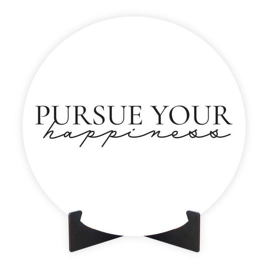 Minimalistic B&W Pennsylvania Happiness Quip | Wood Sign | Eaches | Min 1