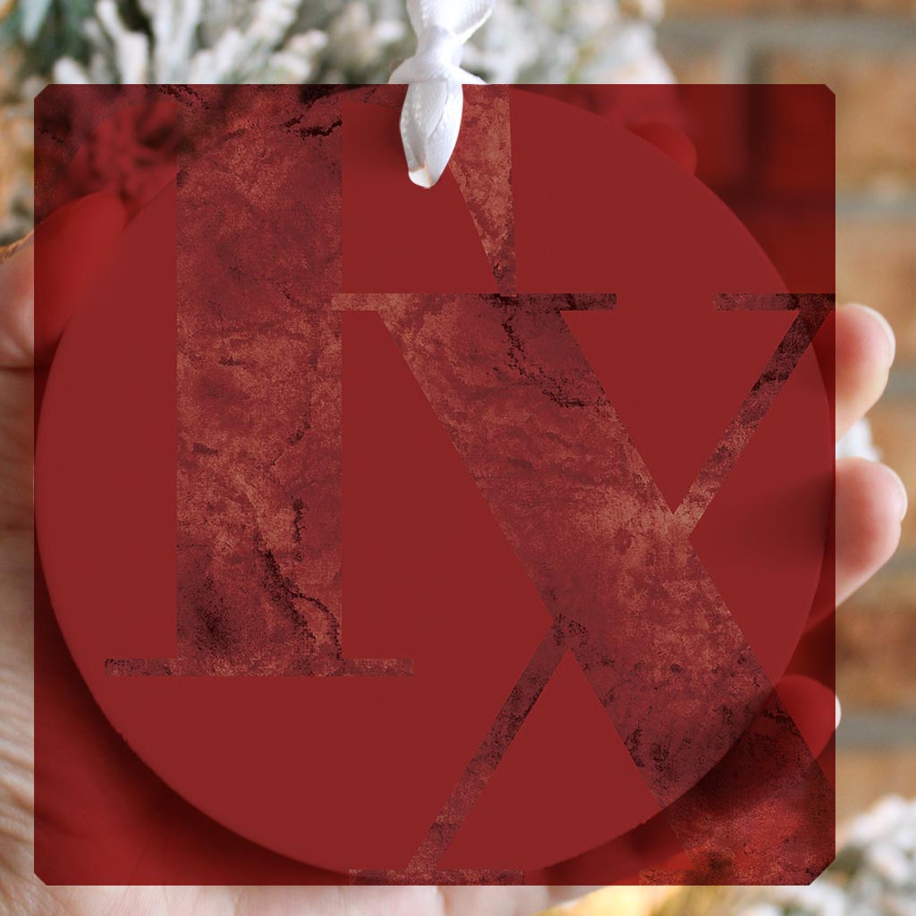 Modern Minimalist Texas Red Tx | Wood Ornament | Eaches | Min 6