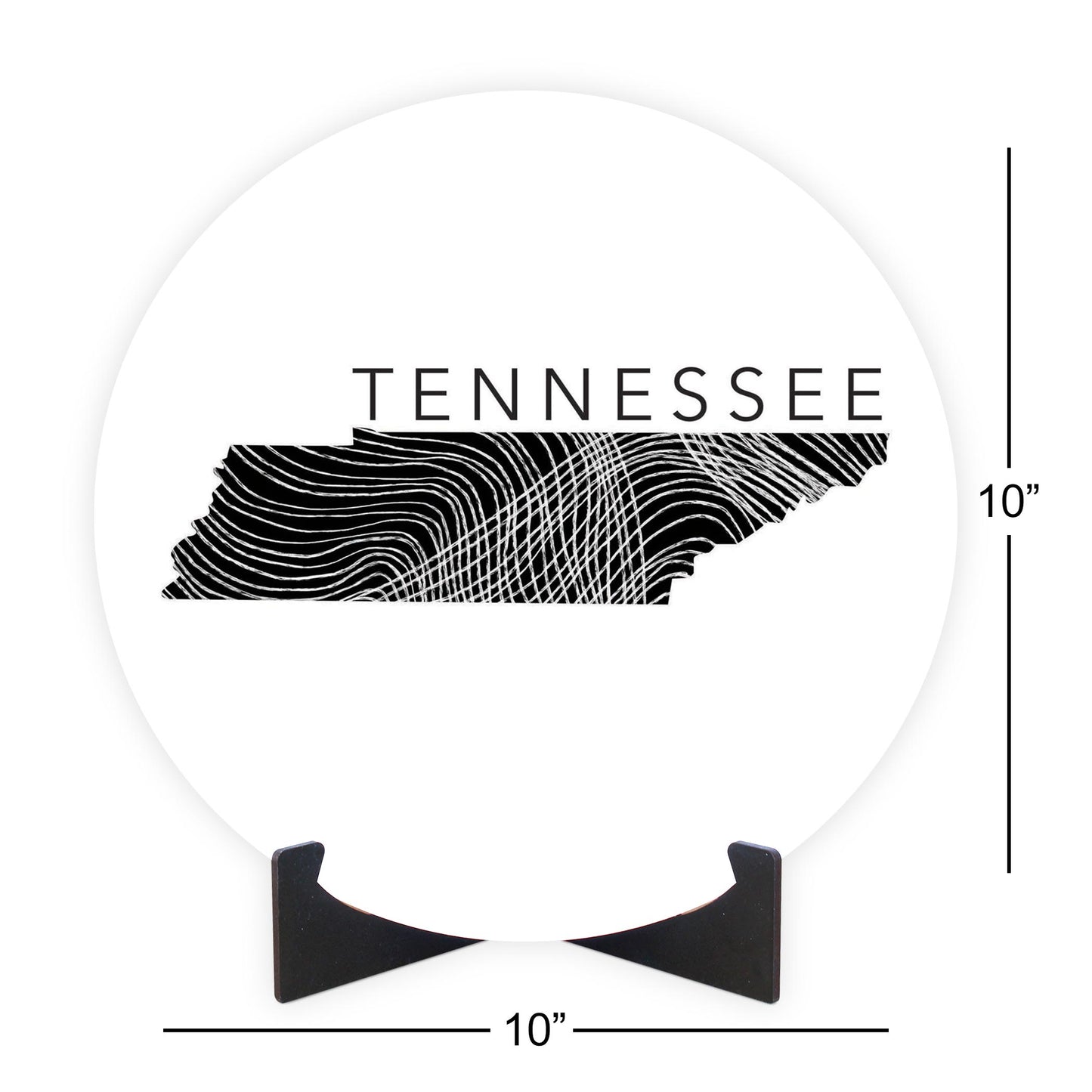 Minimalist B&W Tennessee State Name | Wood Sign | Eaches | Min 1