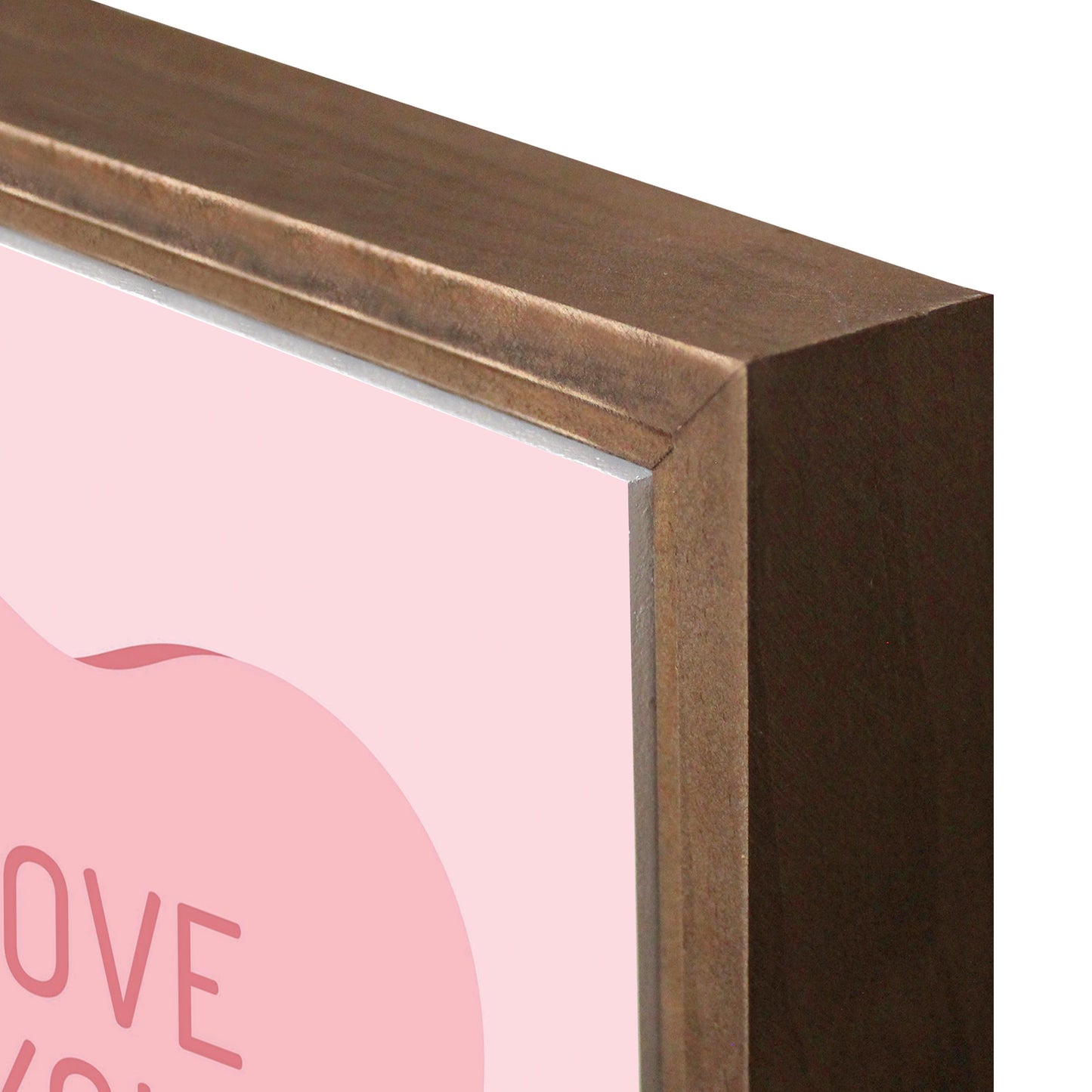 Message Hearts Love You | Wood Sign | Eaches | Min 1