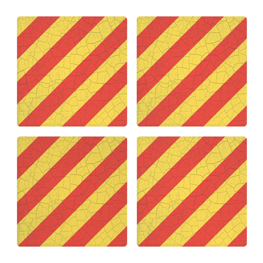 Nautical Flag Yankee | Absorbent Coasters | Set of 4 | Min 2