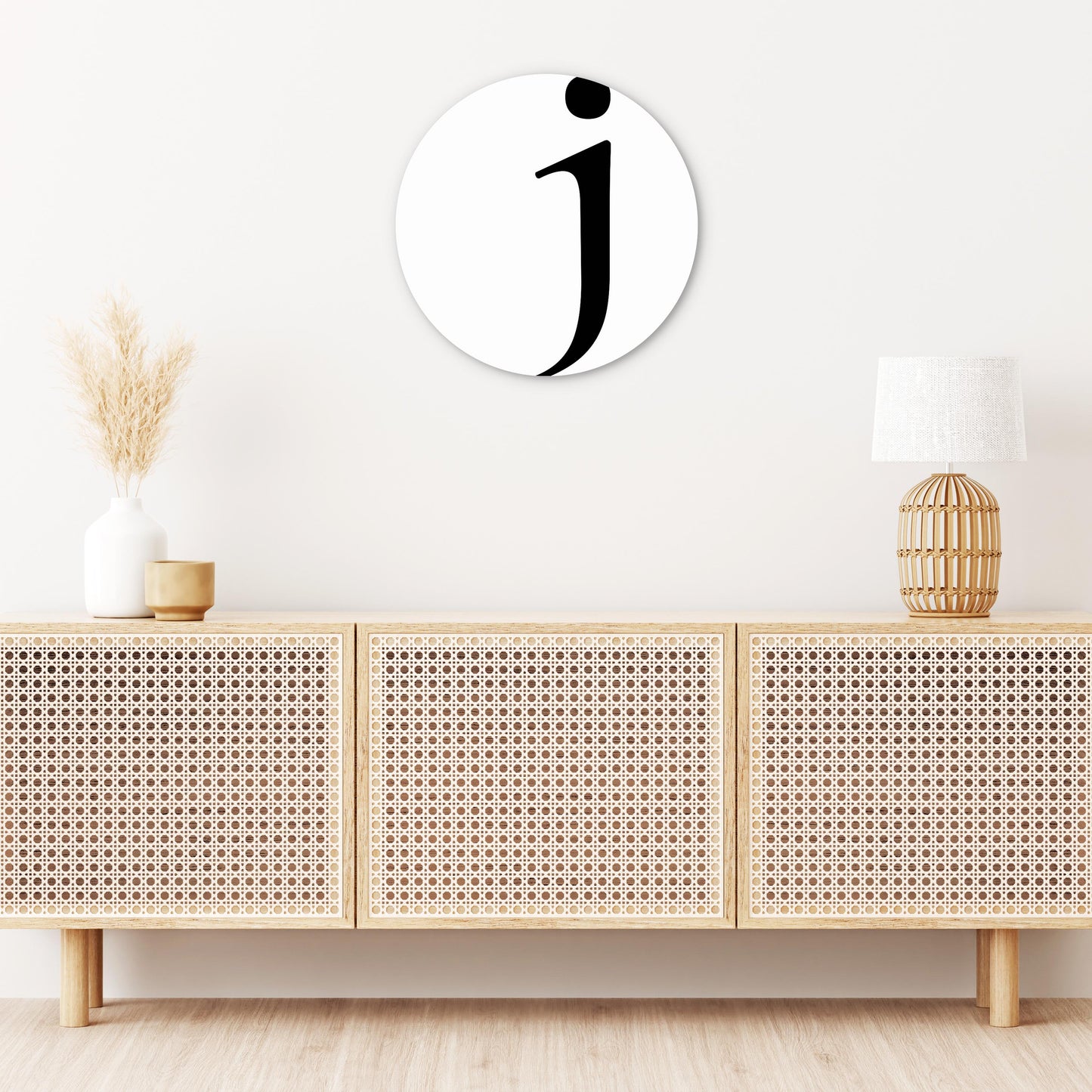 Minimalist Monogram J | Wood Sign | Eaches | Min 1