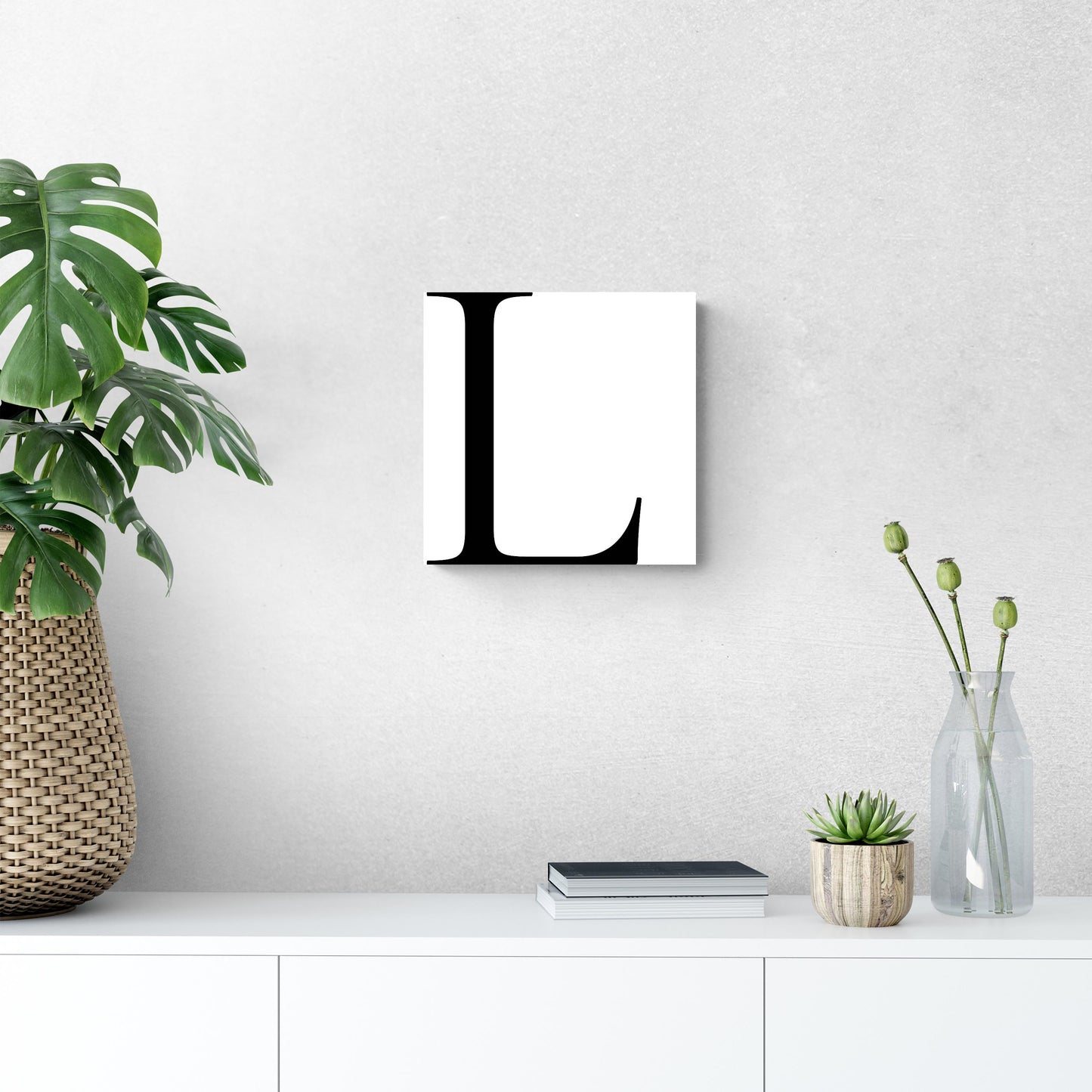 Minimal Monogram L | Wood Sign | Eaches | Min 2