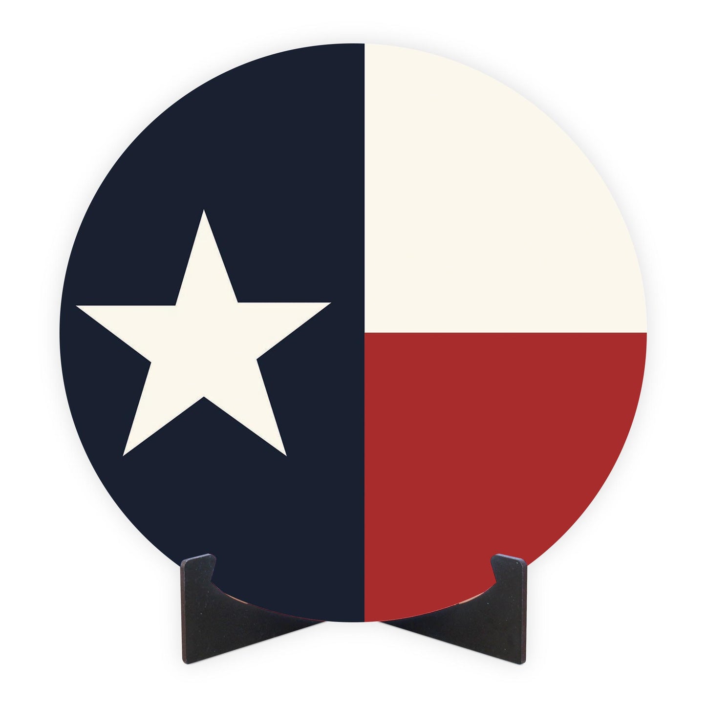 Modern Minimalist Texas Colors Flag | Wood Sign | Eaches | Min 1