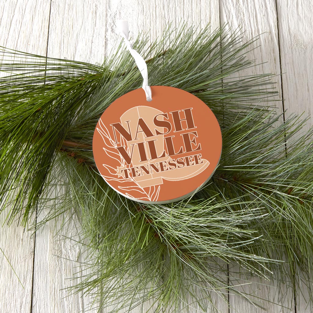 Modern Minimalist Tennessee Nashville Boot| Wood Ornament | Eaches | Min 6